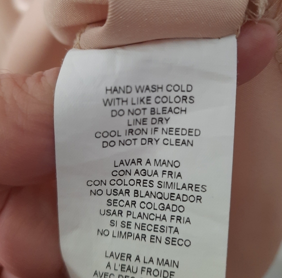 Nicole Miller New York Slip On Midi Skirt Satin Feel Shiny Tan Womens Size Small - Picture 5 of 11